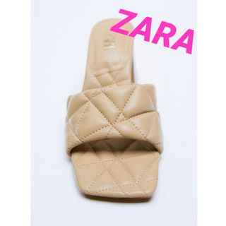 ザラ(ZARA)のZARA キルティングサンダル(サンダル)