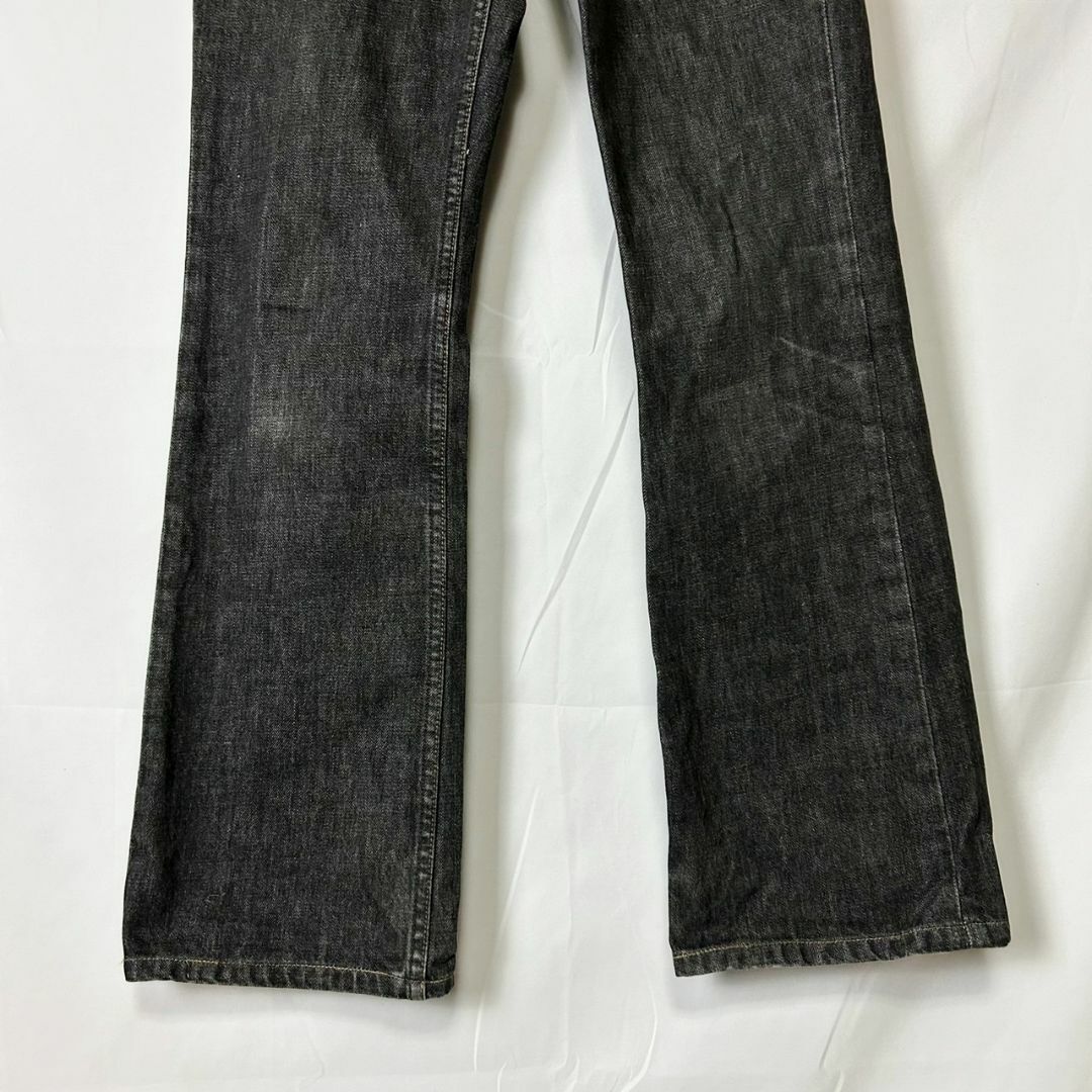 Levi's(リーバイス)の517-0901 Levi's 先染めブラック ブーツカット フレア W30 メンズのパンツ(デニム/ジーンズ)の商品写真