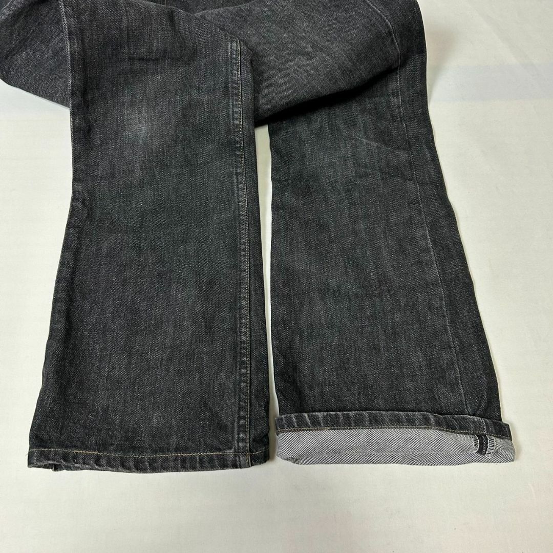 Levi's(リーバイス)の517-0901 Levi's 先染めブラック ブーツカット フレア W30 メンズのパンツ(デニム/ジーンズ)の商品写真