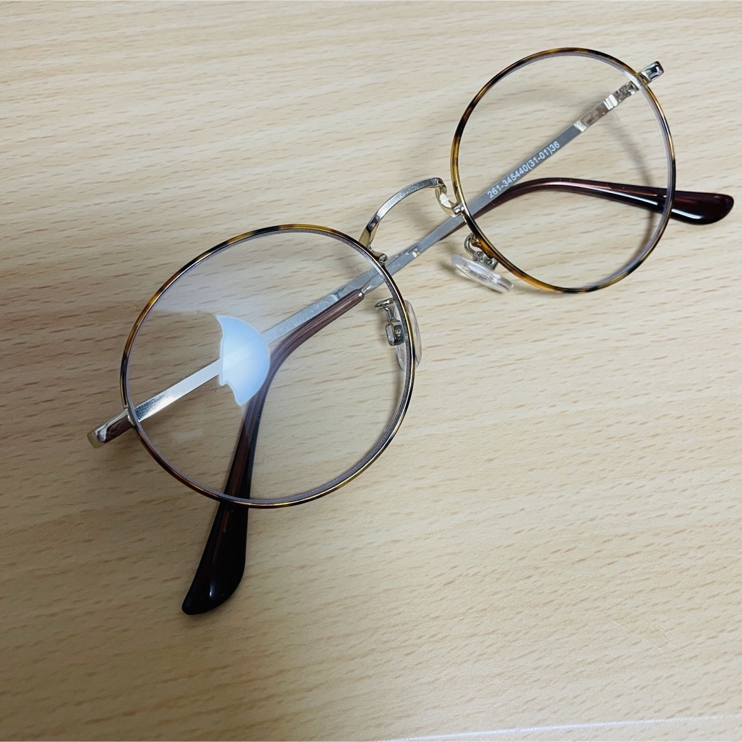 GU(ジーユー)のGU ブルーライトカットメガネ（べっ甲風） レディースのファッション小物(サングラス/メガネ)の商品写真