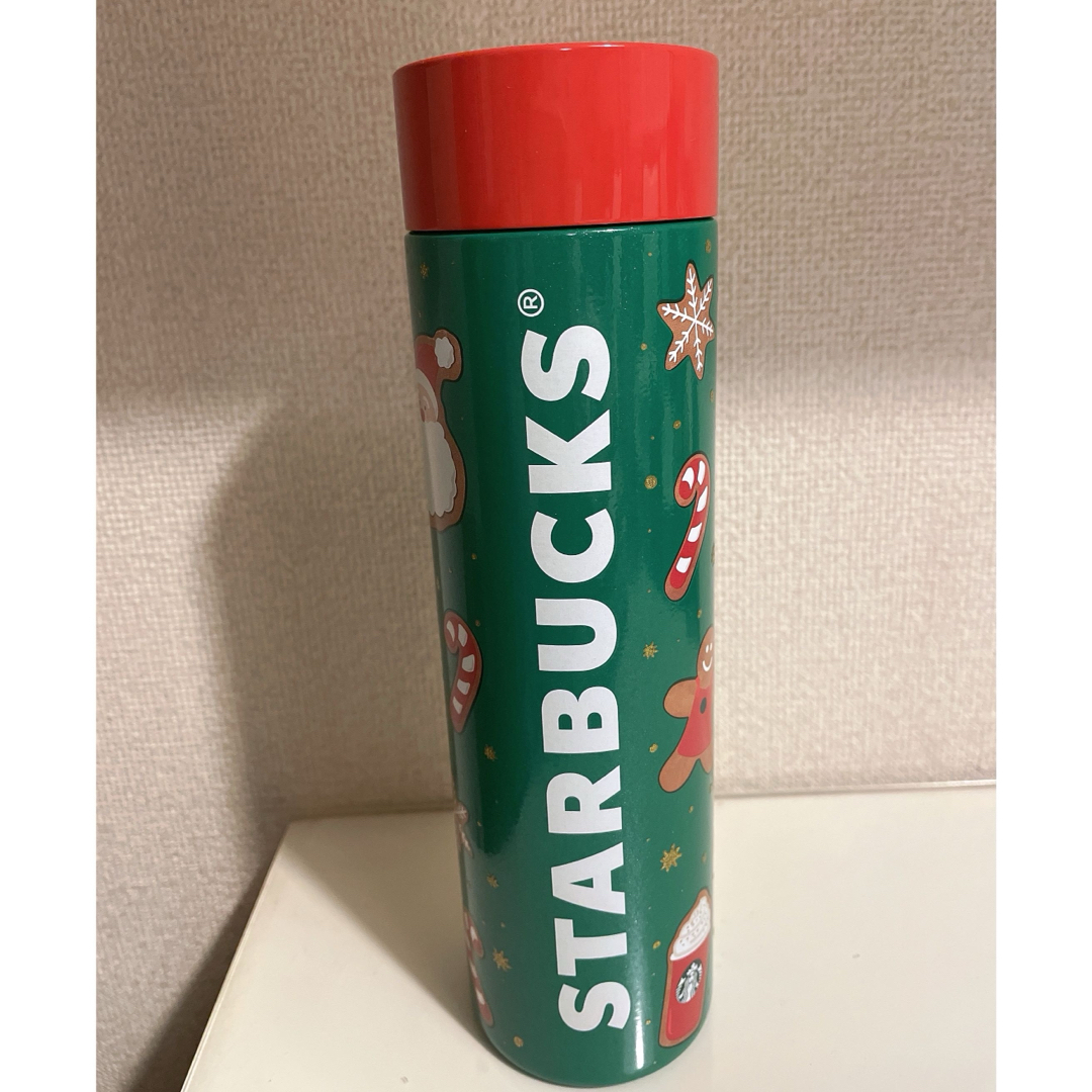 Starbucks(スターバックス)のスターバックス　ホリデー2021ステンレスポトル350ml インテリア/住まい/日用品のキッチン/食器(タンブラー)の商品写真