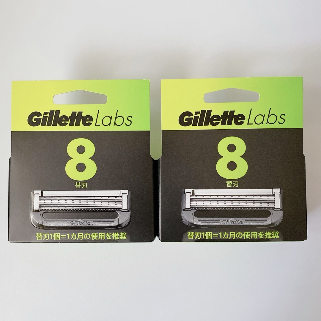 Gillette(ジレット)のジレットラボ 角質除去バー搭載替刃8個入り2セット コスメ/美容のシェービング(カミソリ)の商品写真