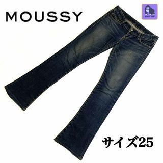 マウジー(moussy)のマウジー　フレア　ストレッチ　デニム　25  M08SC2-2129-L-15(デニム/ジーンズ)