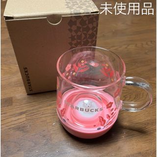 スターバックスコーヒー(Starbucks Coffee)のSTARBUCKS スタバ　日本未発売　耐熱性ガラスマグカップ　ねずみ(グラス/カップ)