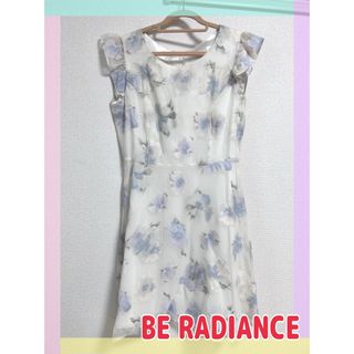 ビーラディエンス(BE RADIANCE)のBE RADIANCE 花柄フレアワンピース(ひざ丈ワンピース)