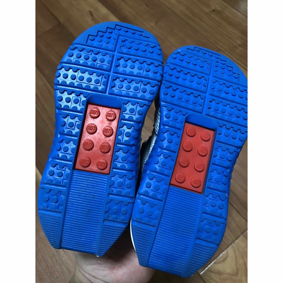 adidas(アディダス)のアディダスオリジナルスLEGOコラボスニーカー　キッズスニーカー　15cm キッズ/ベビー/マタニティのキッズ靴/シューズ(15cm~)(スニーカー)の商品写真