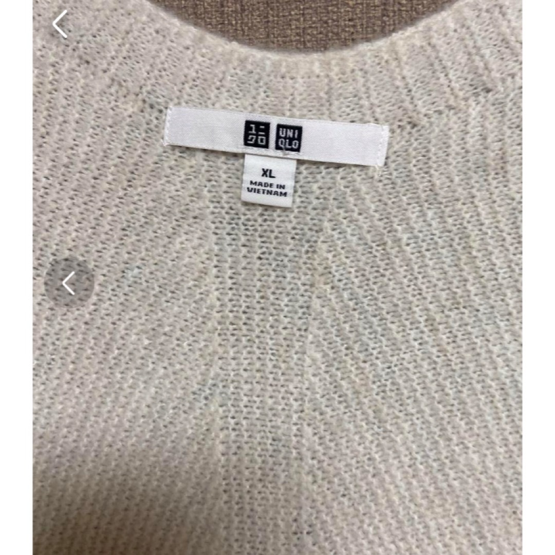 UNIQLO(ユニクロ)のUNIQLO〜3Dスフレヤーンカーディガン OFF WHITE レディースのトップス(カーディガン)の商品写真