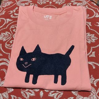 ユニクロ(UNIQLO)の美品 米津玄師 ★ ユニクロ コラボUT Tシャツ ピンク ねこ(ミュージシャン)