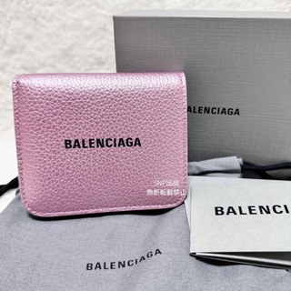 バレンシアガ(Balenciaga)のバレンシアガ 未使用 今年購入 CASH キャッシュ 二つ折り 財布 ピンク(財布)