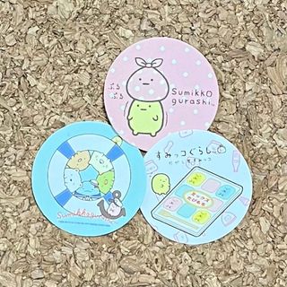 サンエックス(サンエックス)の【すみっコぐらし】ステッカー/たぴおかset［美品］(シール)