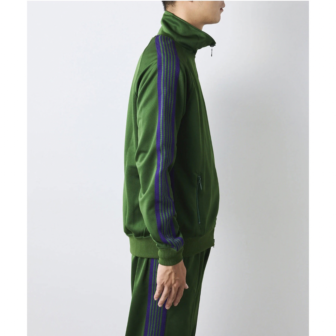 Needles(ニードルス)のNEEDLES TRACK Jacket Poly Smooth グリーン メンズのトップス(ジャージ)の商品写真