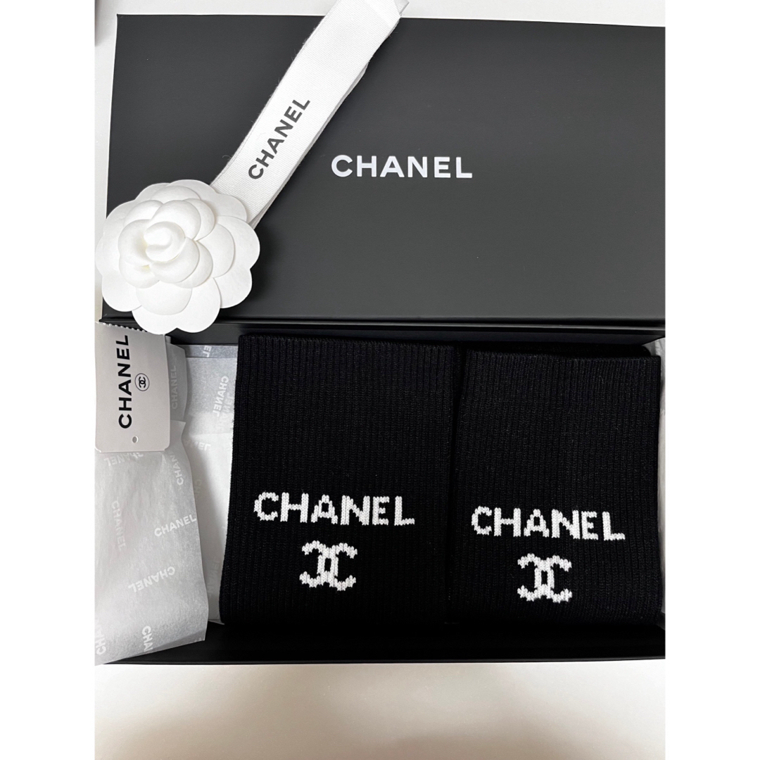 CHANEL(シャネル)のCHANEL シャネル　ゲートル　新品　ソックス　 レディースのレッグウェア(ソックス)の商品写真