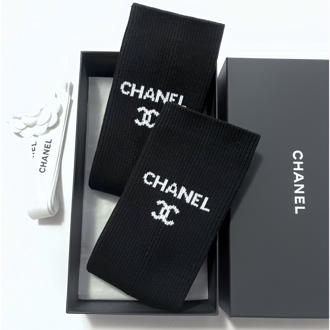 CHANEL(シャネル)のCHANEL シャネル　ゲートル　新品　ソックス　 レディースのレッグウェア(ソックス)の商品写真