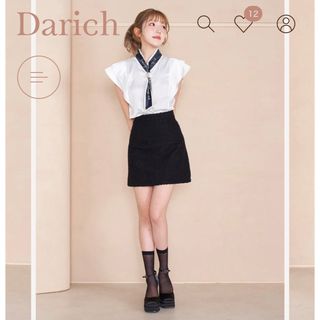 ダーリッチ(Darich)のブークレミニスカート(ミニスカート)