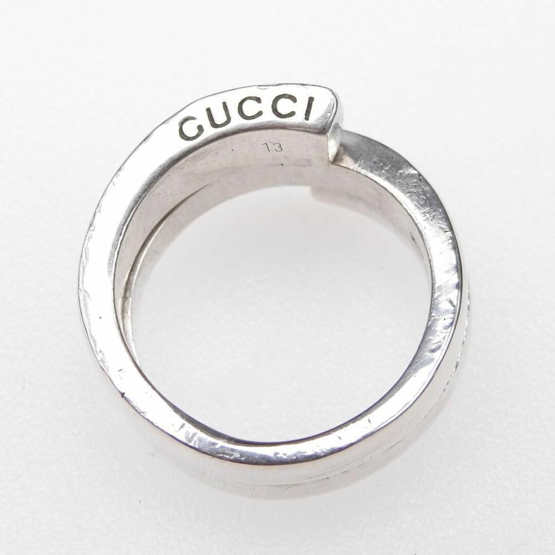 Gucci(グッチ)の【正規品】グッチ  #13 スネークリング スパイラル シルバー　Gロゴ レディースのアクセサリー(リング(指輪))の商品写真