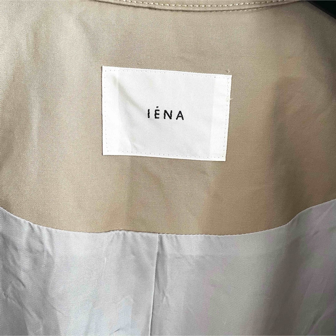 IENA(イエナ)のIENA　ハイカウントギャバロングトレンチコート レディースのジャケット/アウター(トレンチコート)の商品写真