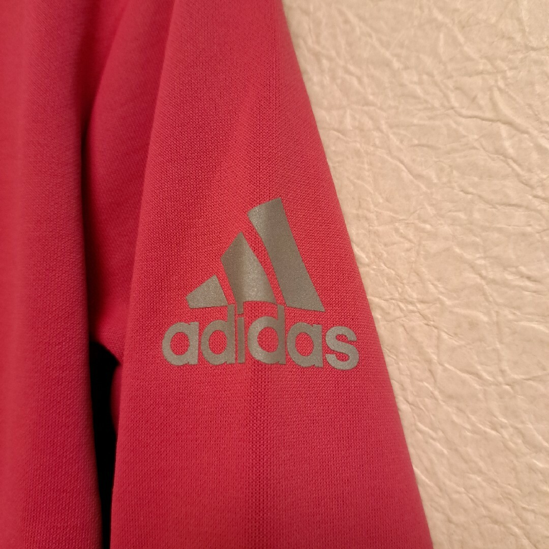 adidas(アディダス)のadidas　パーカー　アディダス　ガールズ　130 キッズ/ベビー/マタニティのキッズ服女の子用(90cm~)(ジャケット/上着)の商品写真