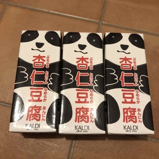 カルディ(KALDI)の杏仁豆腐　パンダ　3個セット(菓子/デザート)