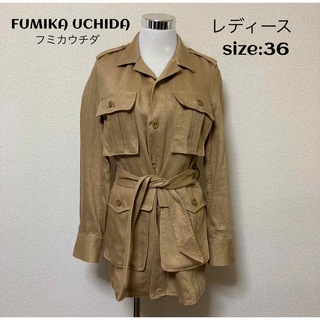 FUMIKA_UCHIDA - FUMIKA UCHIDA フミカウチダ サファリジャケット 36の ...