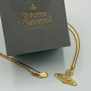 ヴィヴィアンウエストウッド(Vivienne Westwood)の★Vivienne Westwood★ ロングネックレス オーブ ゴールド 箱付(ネックレス)