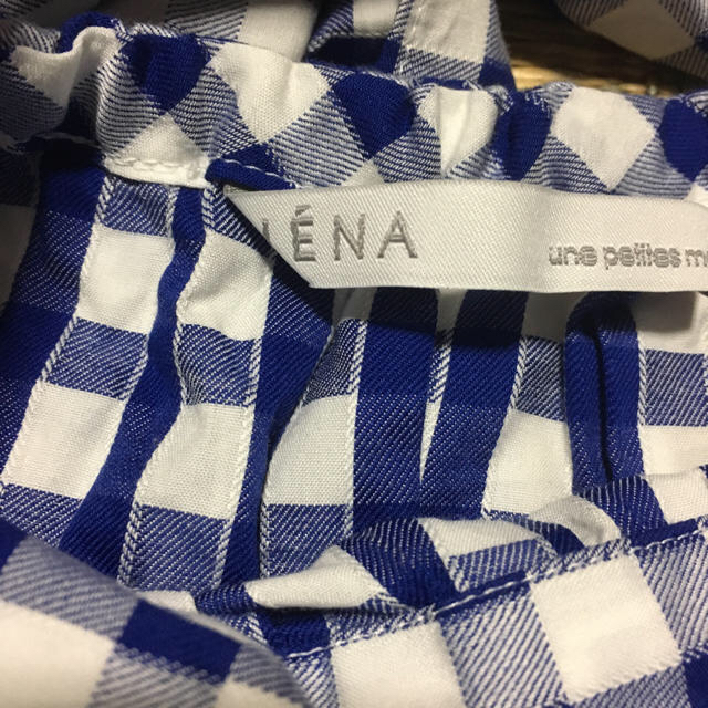 IENA(イエナ)の美品 イエナ ギンガムチェック トップス レディースのトップス(チュニック)の商品写真