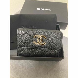 シャネル(CHANEL)のCHANEL 三つ折り財布　2023S(財布)