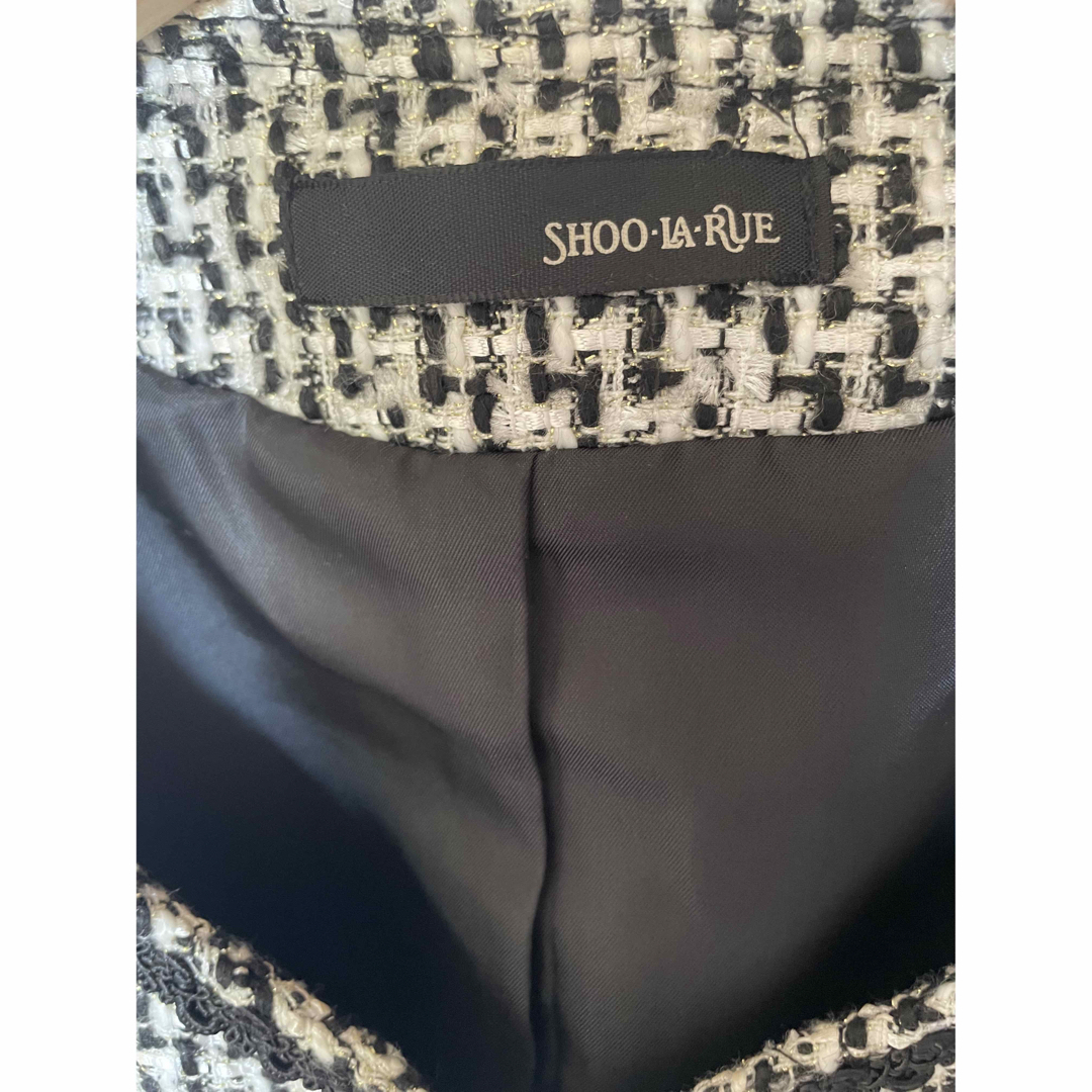 SHOO・LA・RUE(シューラルー)のシューラルー　ツイードジャケット レディースのジャケット/アウター(ノーカラージャケット)の商品写真