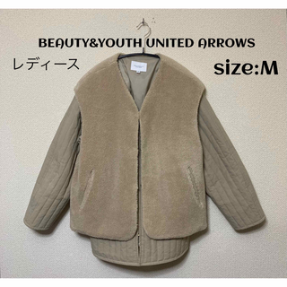 BEAUTY&YOUTH UNITED ARROWS - UNITED ARROWS ユナイテッドアローズ ボアキルティングジャケットM