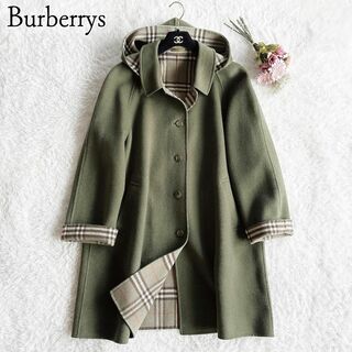 BURBERRY - 極美品 バーバリーズ トレンチ 黒 M ロング丈 ノバチェック 