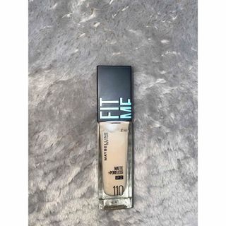 メイベリン(MAYBELLINE)のフィットミー リキッド ファンデーション R 【マット】110 明るい肌色(イエ(ファンデーション)