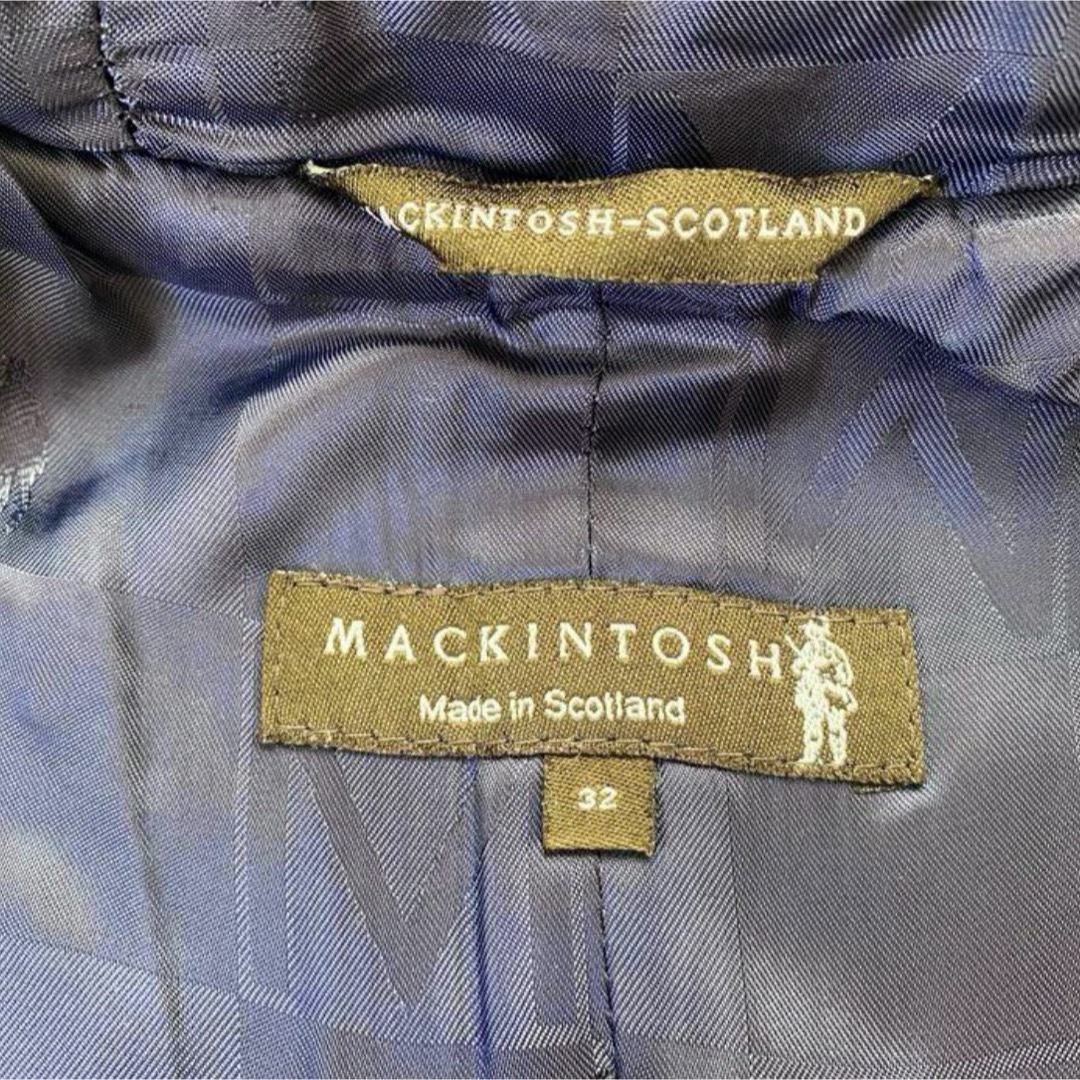 MACKINTOSH(マッキントッシュ)のMACKINTOSH マッキントッシュ フーデット ロングコート 濃紺 ネイビー レディースのジャケット/アウター(ロングコート)の商品写真