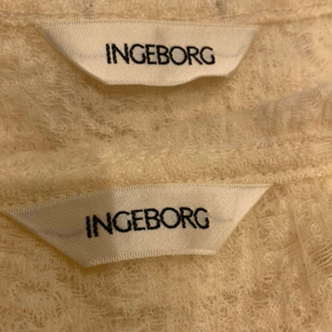 INGEBORG 毛混ニットアンサンブル　未使用品