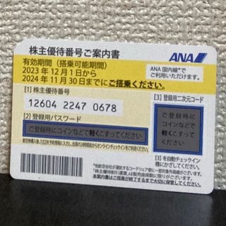 エーエヌエー(ゼンニッポンクウユ)(ANA(全日本空輸))のANA 株主優待券(その他)