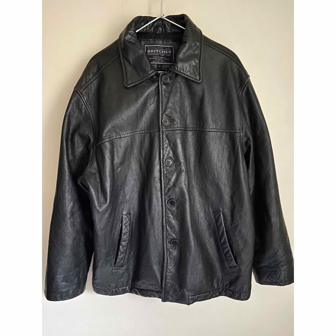 GAP(ギャップ)のVINTAGE 90s leather jacket メンズのジャケット/アウター(レザージャケット)の商品写真