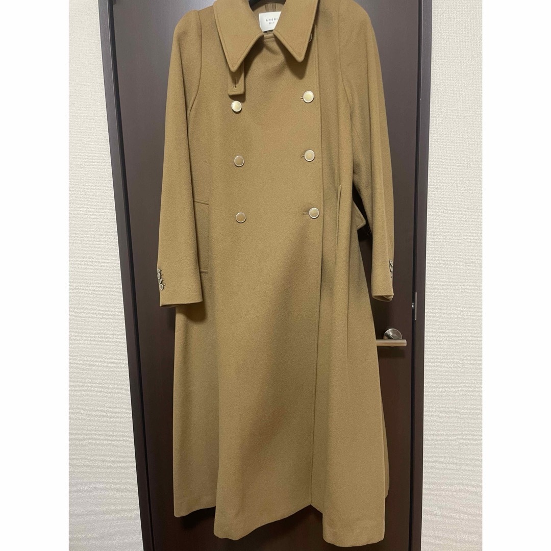 Ameri VINTAGE(アメリヴィンテージ)のCHARME FLARE LONG COAT レディースのジャケット/アウター(ロングコート)の商品写真