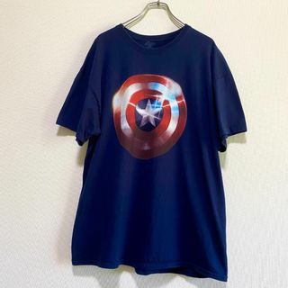 マーベル(MARVEL)のアメリカ古着　キャプテンアメリカ　アベンジャーズ　マーベル　半袖　Tシャツ(Tシャツ/カットソー(半袖/袖なし))