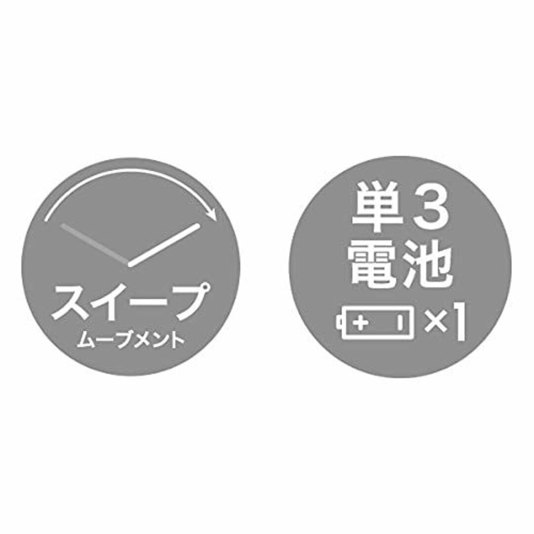 インターフォルム INTERFORM INC. 掛け時計 Onnelaオンネラ  インテリア/住まい/日用品のインテリア小物(置時計)の商品写真