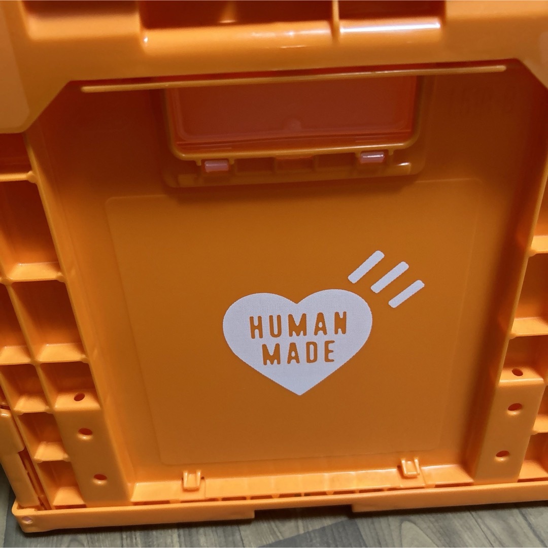 HUMAN MADE(ヒューマンメイド)のHUMANMADE 50L コンテナ オレンジ 中古品 インテリア/住まい/日用品の収納家具(ケース/ボックス)の商品写真