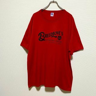 ラッセルアスレティック(Russell Athletic)のアメリカ古着　90年代　半袖　企業ロゴ　スポーツ用品店　Tシャツ　USA製(Tシャツ/カットソー(半袖/袖なし))