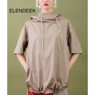 エレンディーク(ELENDEEK)のELENDEEK STAND HOODIE BL スタンドフーディーブラウス(パーカー)