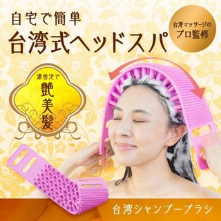 【化粧箱無し、取扱説明書無し】PROIDEA（プロイデア）台湾シャンプーブラシT(ヘアブラシ/クシ)