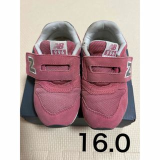 ニューバランス(New Balance)のニューバランスベビー　996  ピンク　16.0(スニーカー)