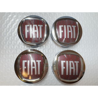 FIAT  フィアット　ホイールセンターキャップ  4個セット　外直径60MM(車外アクセサリ)