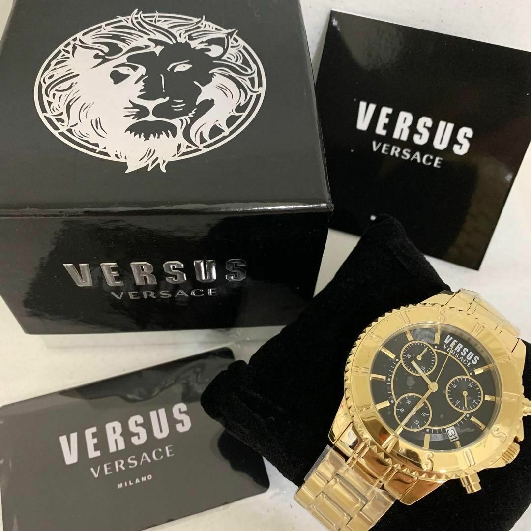 VERSUS(ヴェルサス)の【新品】VERSUS ヴェルサーチ 腕時計 メンズ ゴールド ヴェルサス メンズの時計(腕時計(アナログ))の商品写真