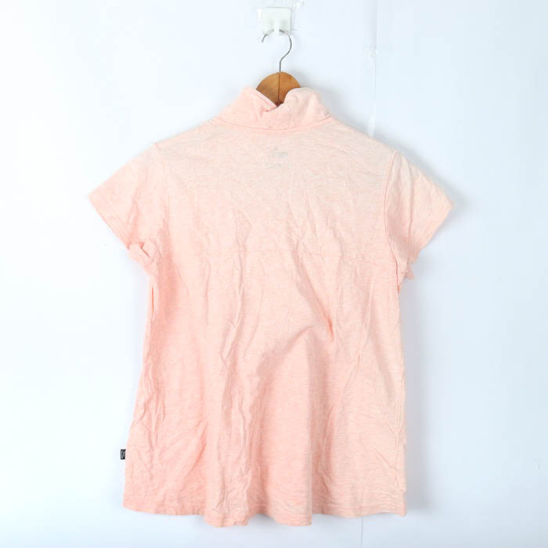 PUMA(プーマ)のプーマ 半袖Tシャツ キーネック 衿付き スポーツウエア レディース Lサイズ オレンジ PUMA レディースのトップス(Tシャツ(半袖/袖なし))の商品写真