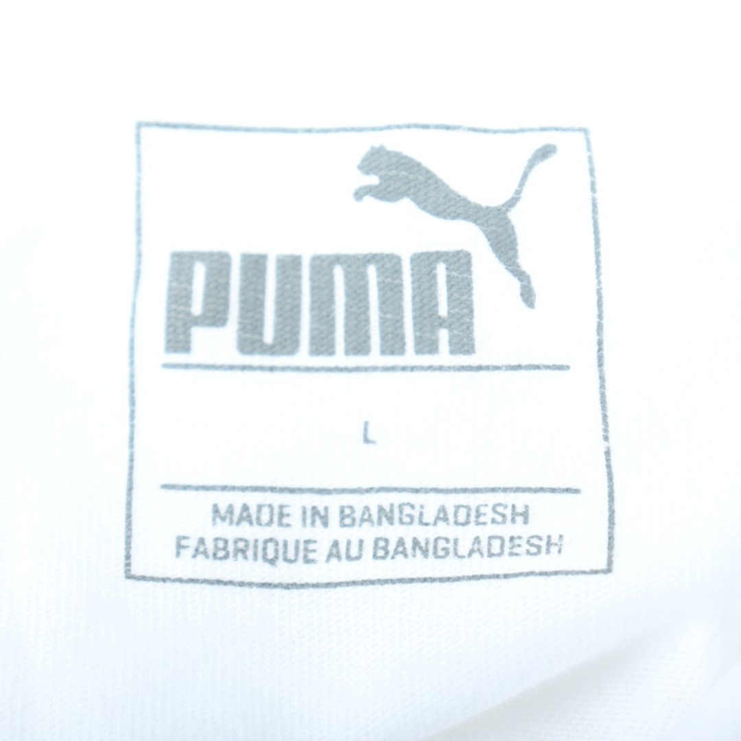 PUMA(プーマ)のプーマ 半袖Tシャツ ロゴT スポーツウエア レディース Lサイズ ホワイト PUMA レディースのトップス(Tシャツ(半袖/袖なし))の商品写真