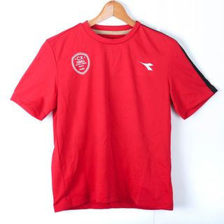 ディアドラ(DIADORA)のディアドラ 半袖Tシャツ プラクティスシャツ サッカー アヴァンティ レディース Mサイズ レッド Diadora(Tシャツ(半袖/袖なし))