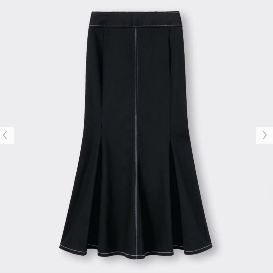 GU(ジーユー)のステッチマーメイドロングスカートQB レディースのスカート(ロングスカート)の商品写真
