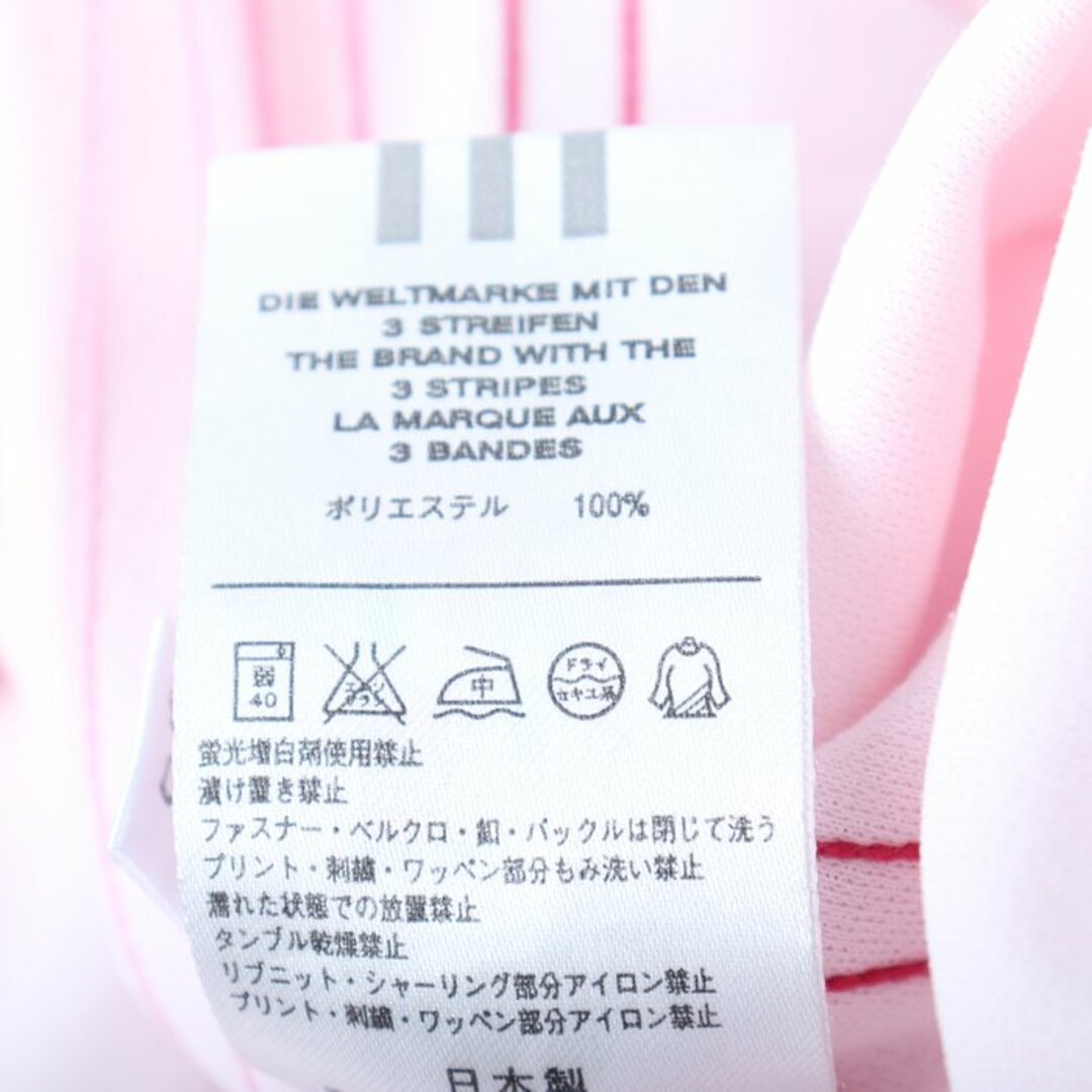 adidas(アディダス)のアディダス 長袖Tシャツ サイドライン スポーツウエア 日本製 レディース Sサイズ ピンク adidas レディースのトップス(Tシャツ(長袖/七分))の商品写真