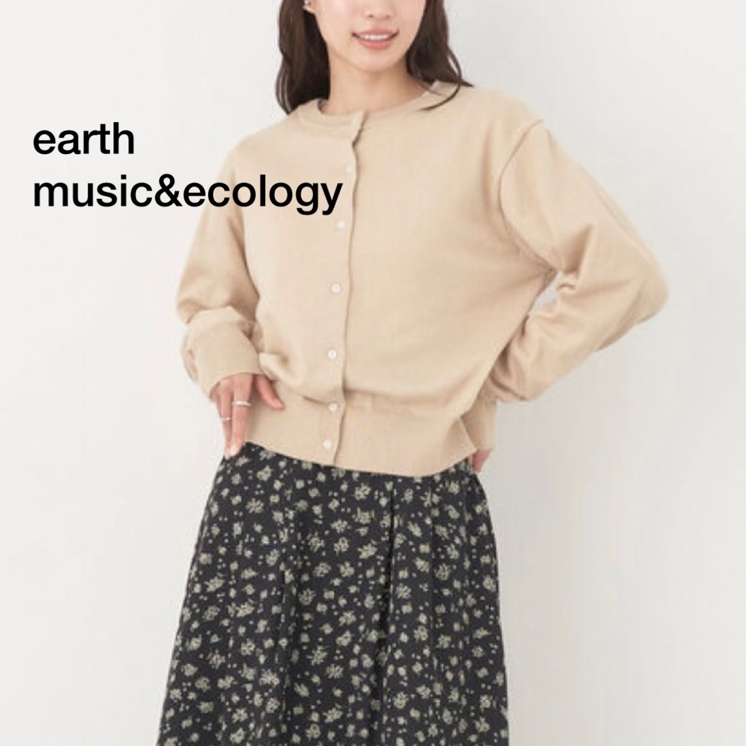 earth music&ecology 新品　クルーネックカーディガン F | フリマアプリ ラクマ
